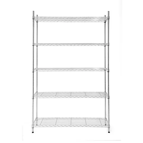 18 in deep · 47.7 in wide · 72 in high 5-Tier Steel Utility Freestanding Shelving Unit