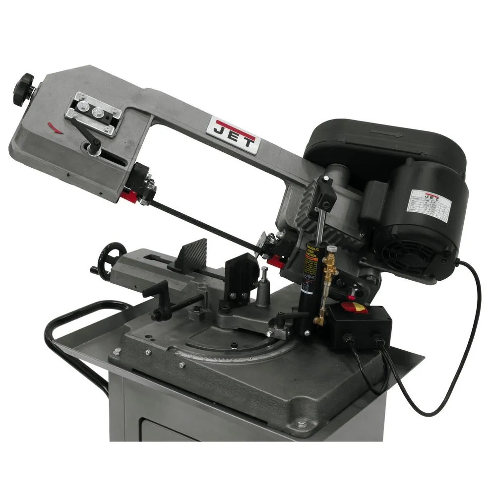 Jet 1/2 HP 5 in. x 6 in. Mitering Metalworking Horizontal Band Saw with Closed Stand, 3-Speed, 115/230-Volt, HBS-56S, photo 4 of 6