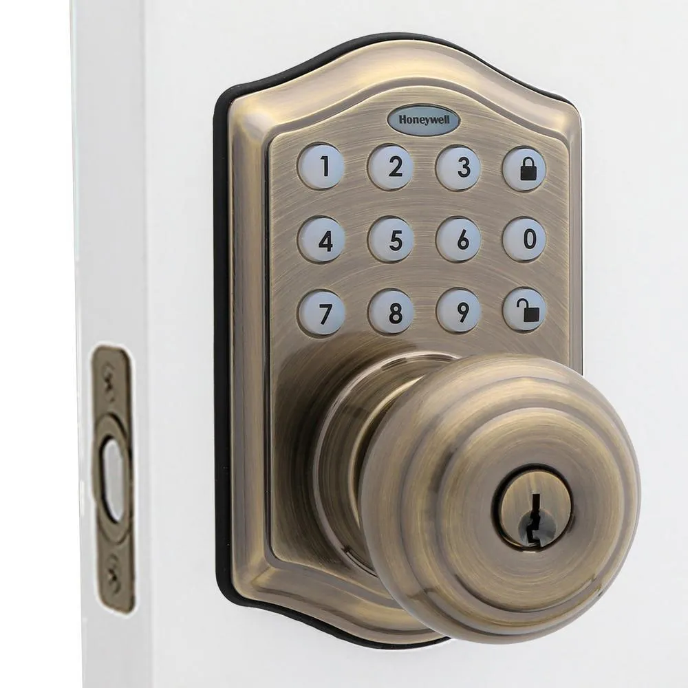 Oil Rubbed Bronze Keypad Electronic Knob Entry Door Lock, photo 7 of 7