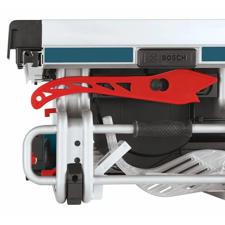 Bosch 15 Amp 10 in. Corded Portable Worksite Bench Table Saw with Smart Guard System and 24-Tooth Carbide Saw Blade, photo 7 of 11