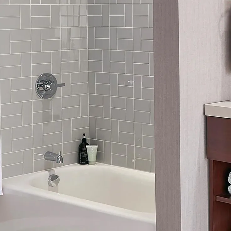 MSI Gray 3 in. x 6 in. Glossy Ceramic Gray Subway Tile (1 sq. ft. / case), photo 3 of 8