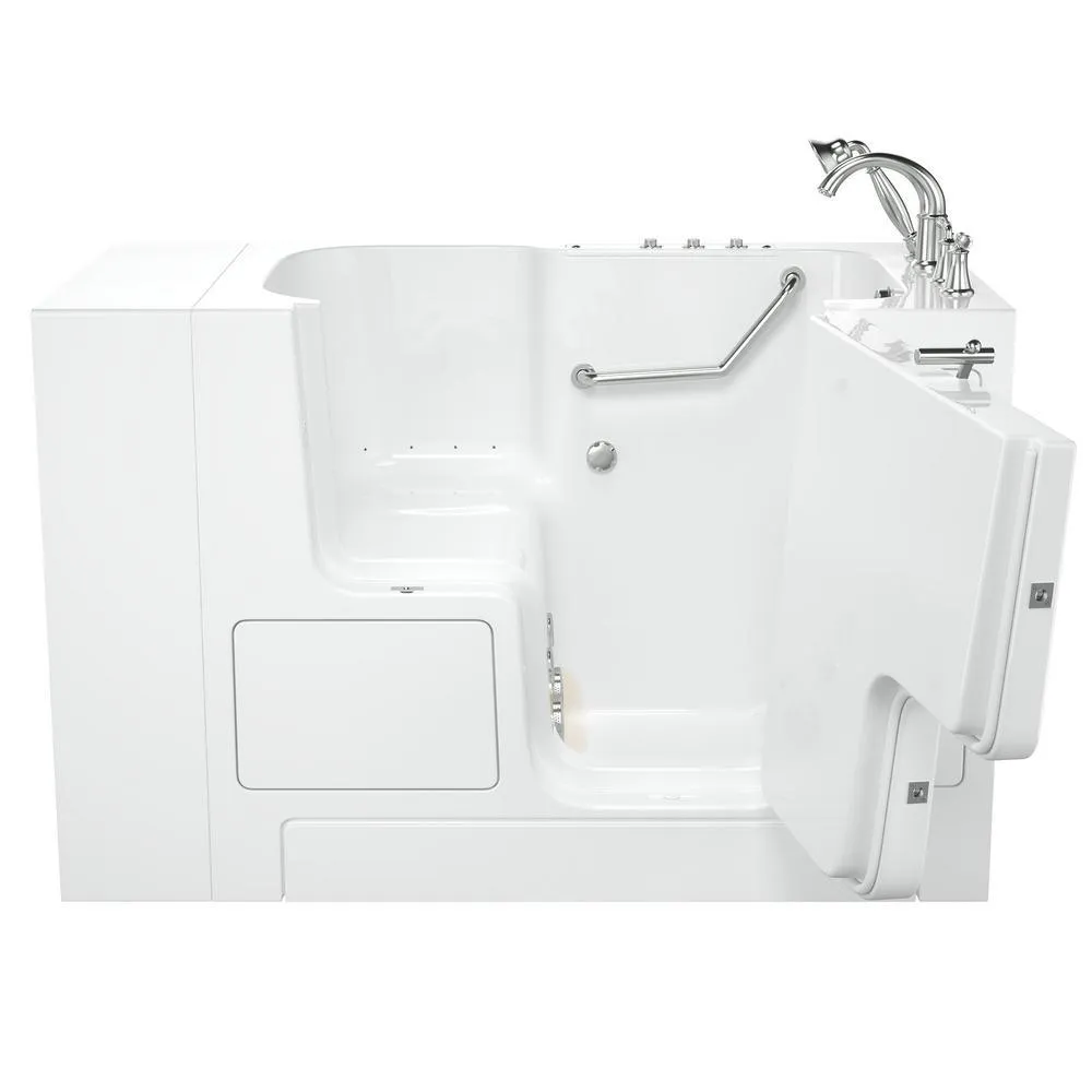 Gelcoat Value Series 52 in. x 32 in. Right Hand Walk-In Whirlpool and Air Bathtub with Outward Opening Door in White, photo 4 of 15