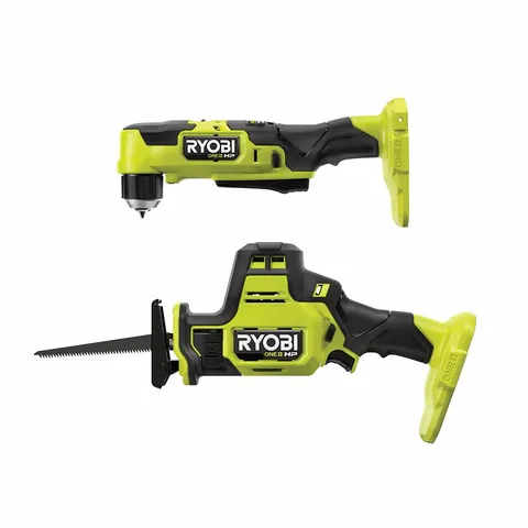 ONE+ HP 18V Brushless Cordless Compact 3/8 in. Right Angle Drill and Compact One-Handed Reciprocating Saw