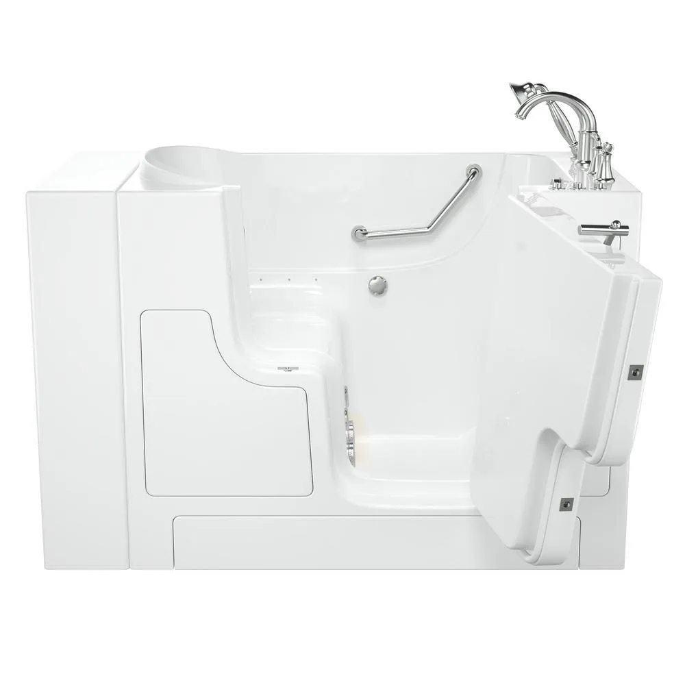 Gelcoat Value Series 51 in. Right Hand Walk-In Whirlpool and Air Bathtub with Outward Opening Door in White, photo 4 of 15