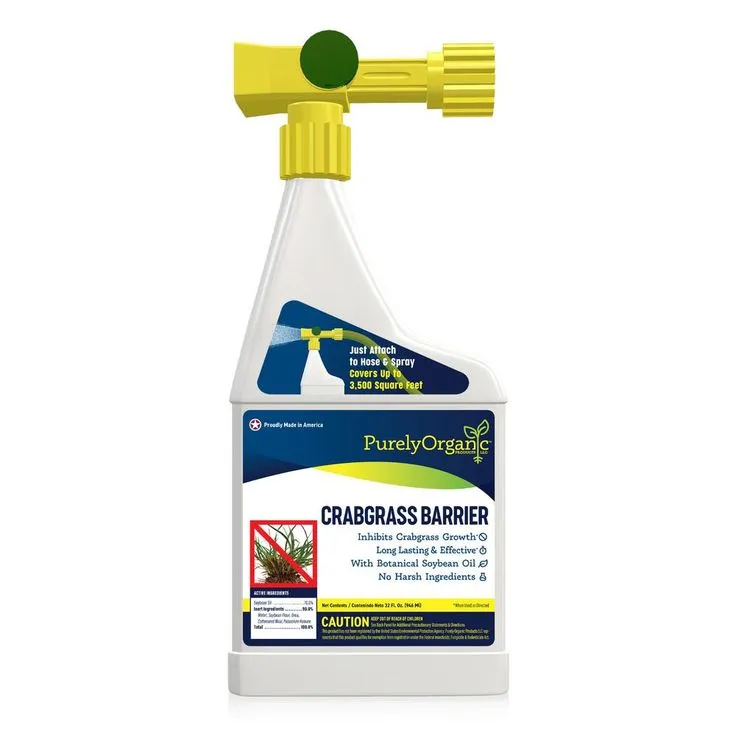 Purely Organic Products LLC Pure Defense Crabgrass Barrier 32oz. Hose End Lawn Crabgrass Preventer, photo 2 of 3