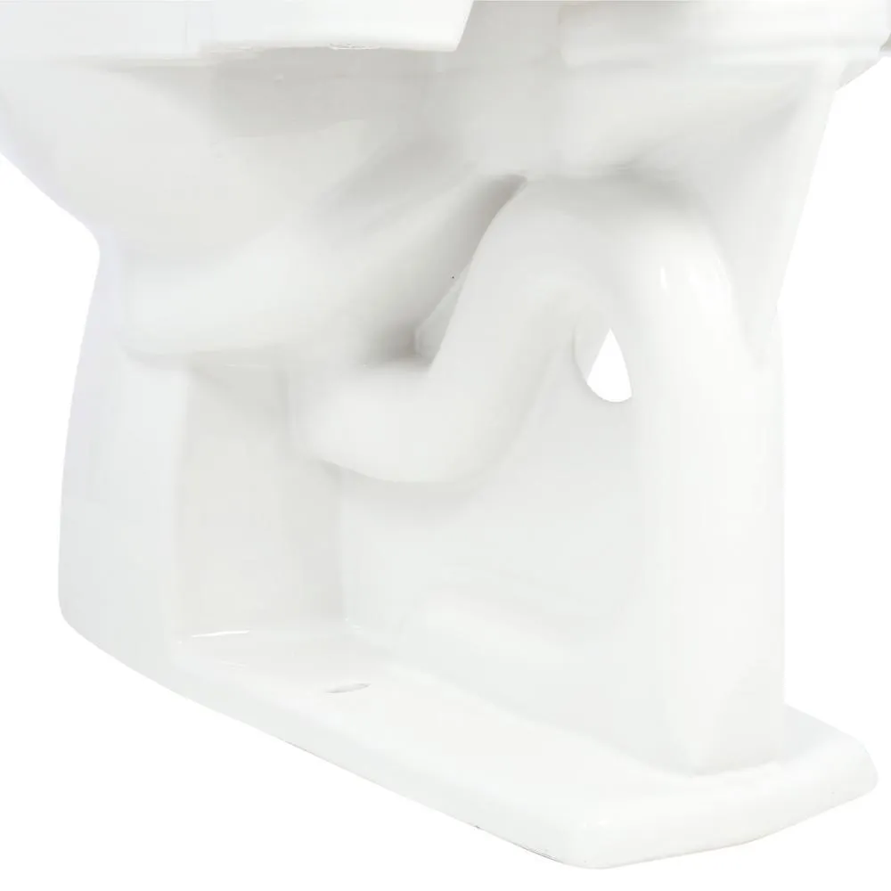Santa Rosa Comfort Height 1-Piece 1.28 GPF Single Flush Compact Elongated Toilet with AquaPiston Flush in White, photo 9 of 21