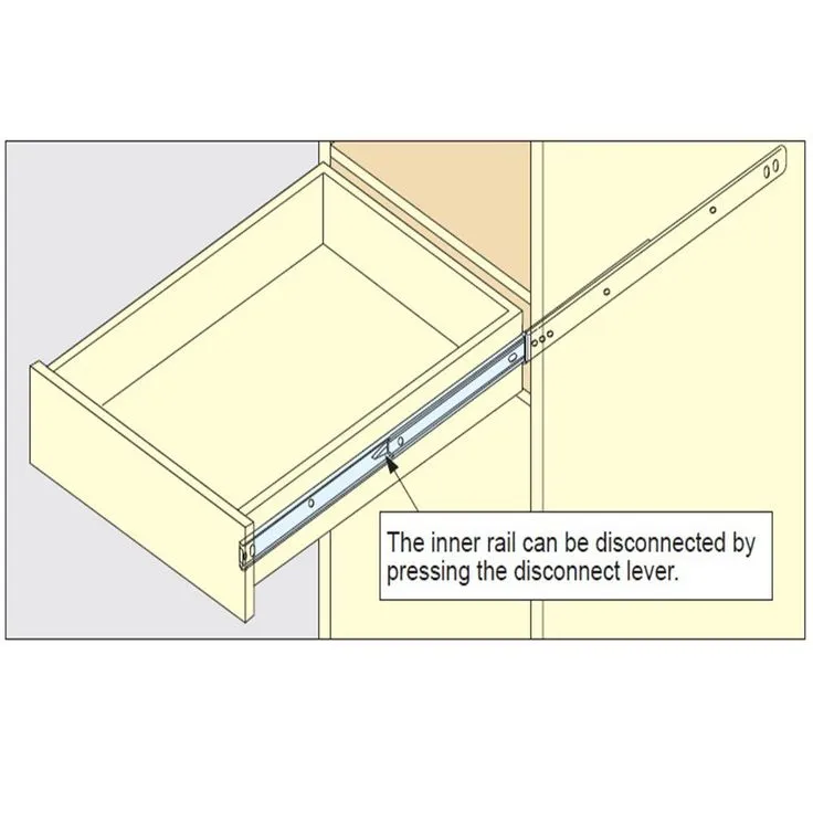16 in. Stainless Steel Full Extension Side Mount Ball Bearing Soft-Close Drawer Slide Set (1-Pair), photo 3 of 4