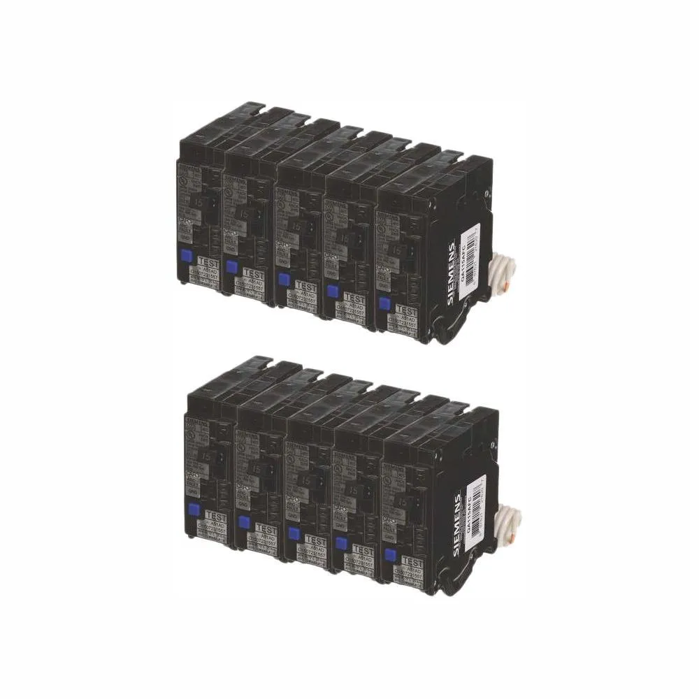 Siemens 20 Amp Single Pole Combination AFCI Circuit Breakers (10-Pack), photo 6 of 6