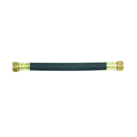 3/4 in. FIP x 3/4 in. FIP x 12 in. Polymer Braided Water Heater Connector