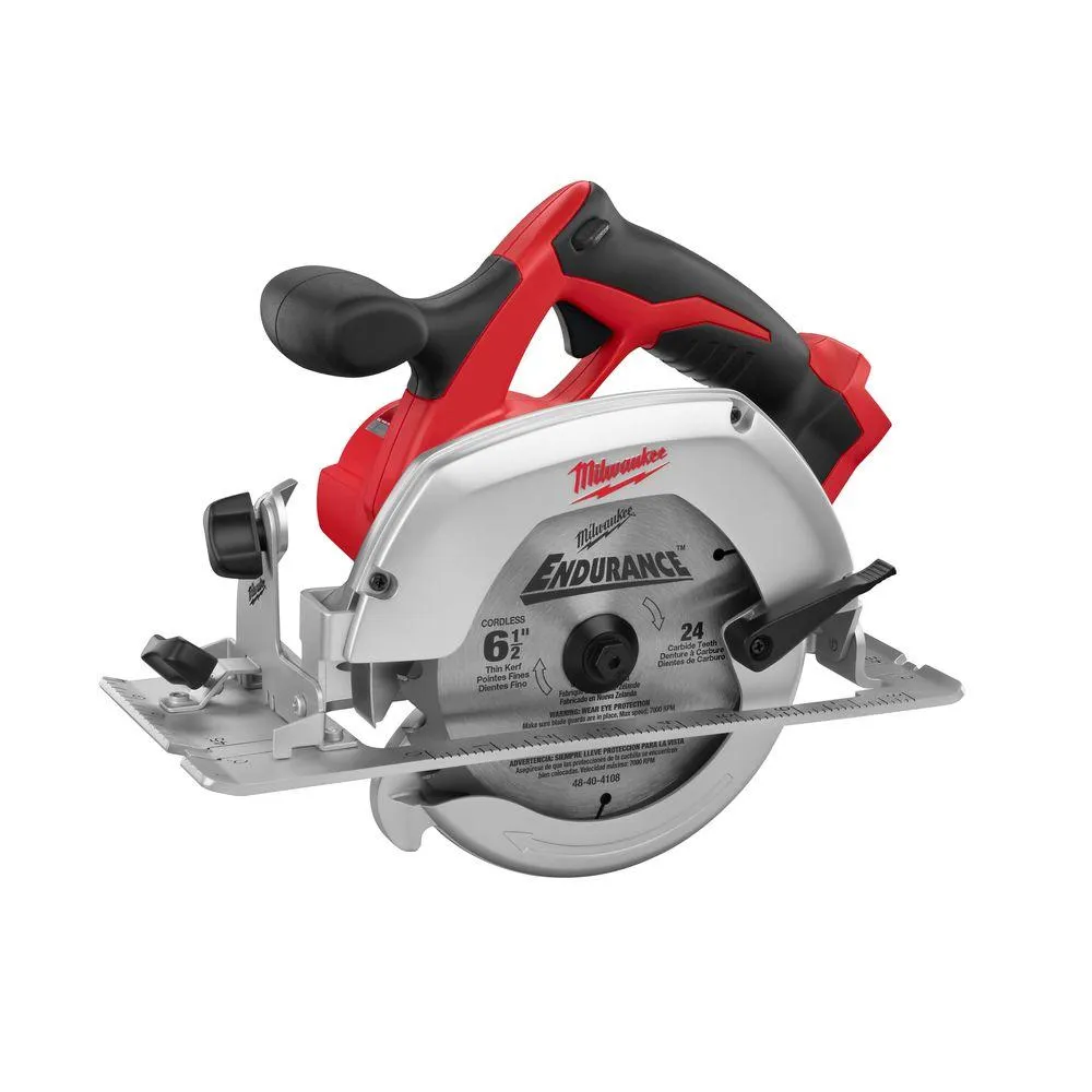 M18 18-Volt Lithium-Ion Cordless 6-1/2 in. Circular Saw W/ M18 Starter Kit (1) 5.0Ah Battery & Charger, photo 7 of 13