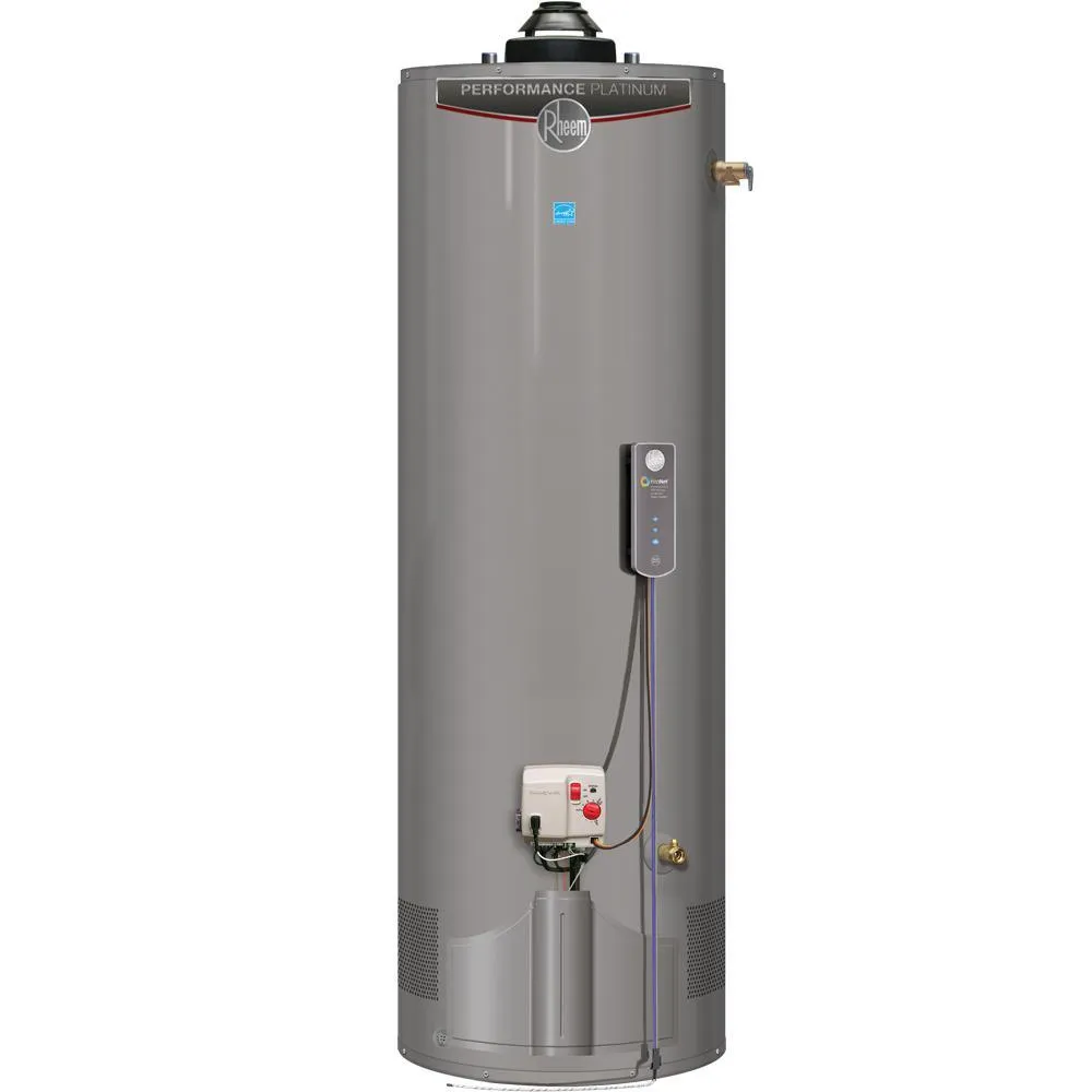 Performance Platinum 50 Gal. Tall 12 Year 38,000 BTU Ultra Low NOx (ULN) Natural Gas Water Heater with EcoNet WIFI, photo 6 of 7