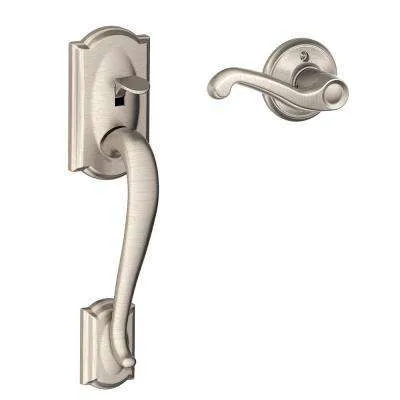 Craftsman Tuscan Bronze Door Handleset with Craftsman Lever Trim