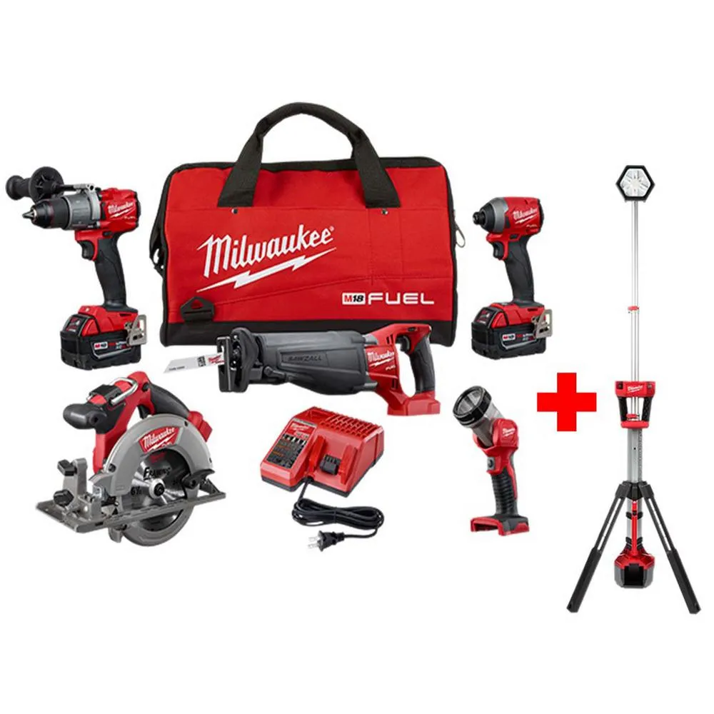 M18 FUEL 18-Volt Lithium-Ion Brushless Cordless Hammer Drill and Impact Driver Combo Kit (2-Tool) with Two 5Ah Batteries, photo 20 of 34
