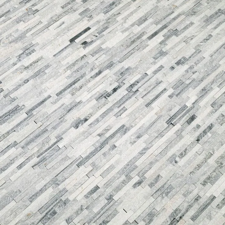 MSI Alaska Gray Split Face 12 in. x 12 in. x 10 mm Textured Marble Mesh-Mounted Mosaic Tile (10 sq. ft. / case), photo 4 of 7
