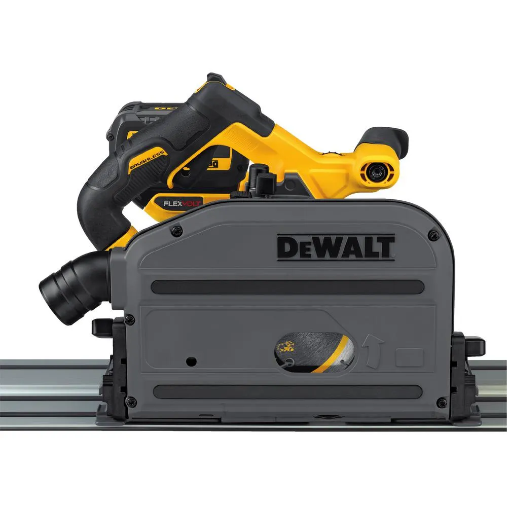 60-Volt MAX Lithium Ion Cordless Brushless 6-1/2 in. Track Saw Kit w/ Bonus FLEXVOLT 20/60-Volt MAX Lithium Ion Battery, photo 4 of 9