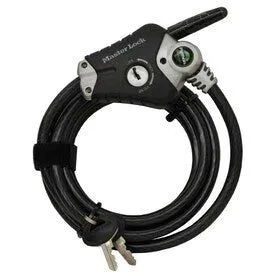 72-in Black/Silver Steel Keyed Cable Lock