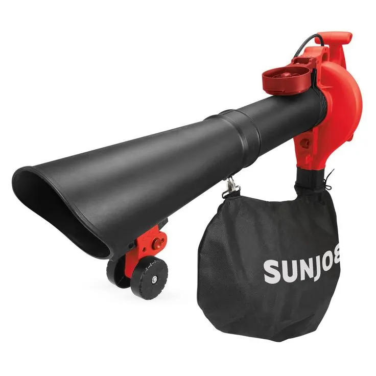 Sun Joe 250 MPH 440 CFM 14 Amp Electric Handheld Blower/Vacuum/Mulcher with Gutter Attachment in Red (Factory Refurbished), photo 5 of 5