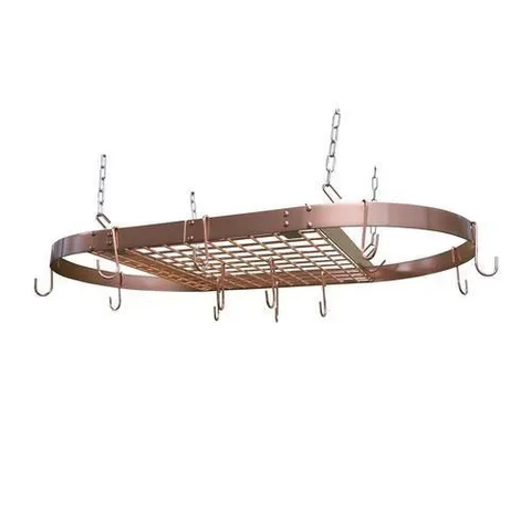 33 × 17 in Copper Pot Rack