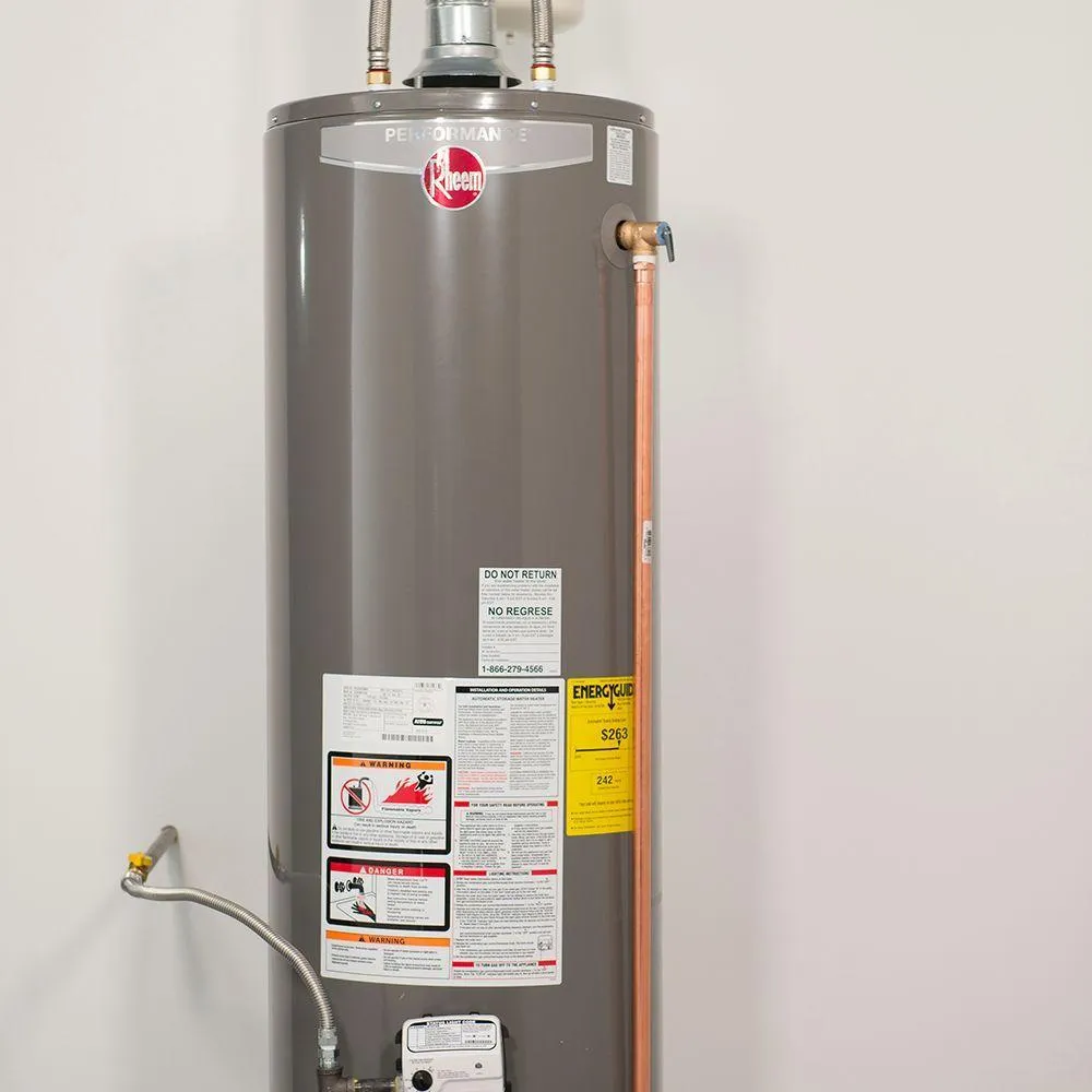 Performance 55 Gal. Tall 6 Year 45,000 BTU Ultra Low NOx (ULN) Natural Gas Tank Water Heater, photo 3 of 9