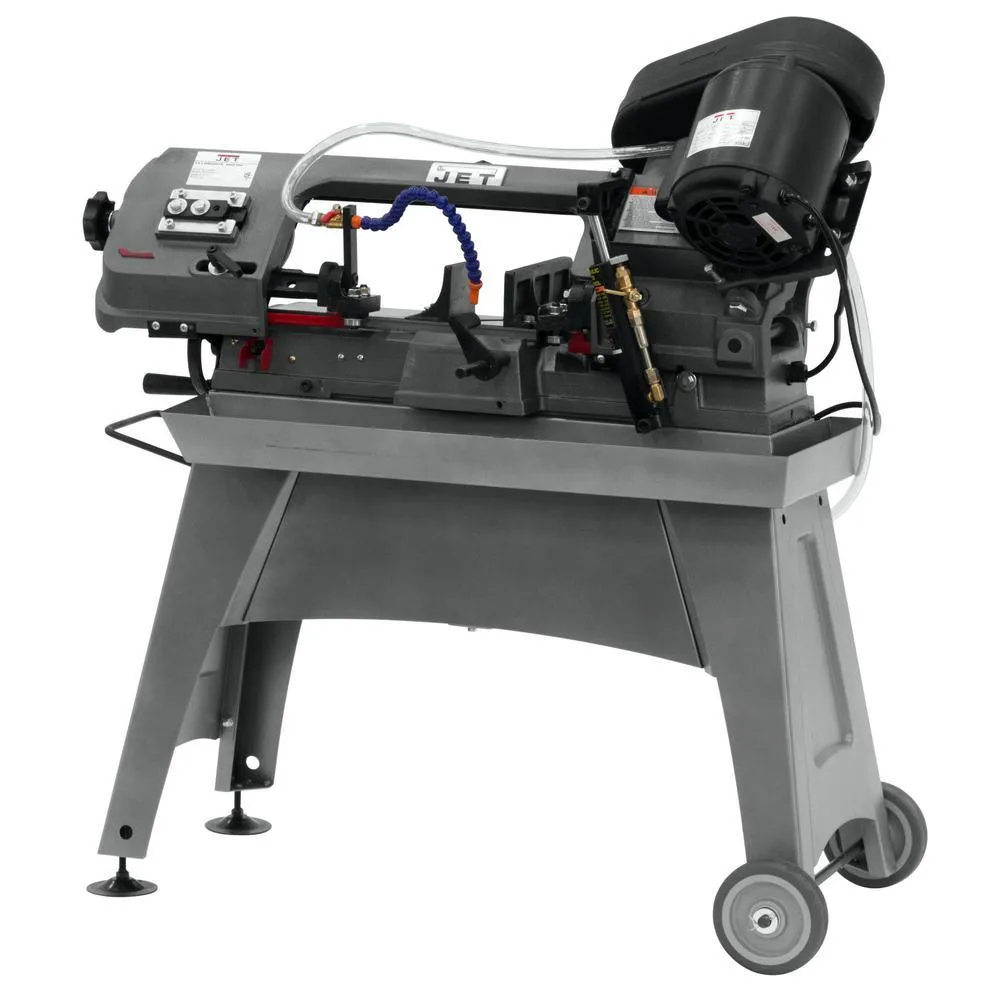 1/2 HP 5 in. x 8 in. Wet Metalworking Horizontal Band Saw with Rolling Stand, 3-Speed, 115-Volt, J-3230, photo 5 of 6