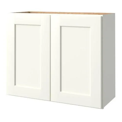 allen + roth Aveley 30-in W x 24.5-in H x 12-in D Linen Maple Door Wall Semi-Custom Cabinet, photo 3 of 4