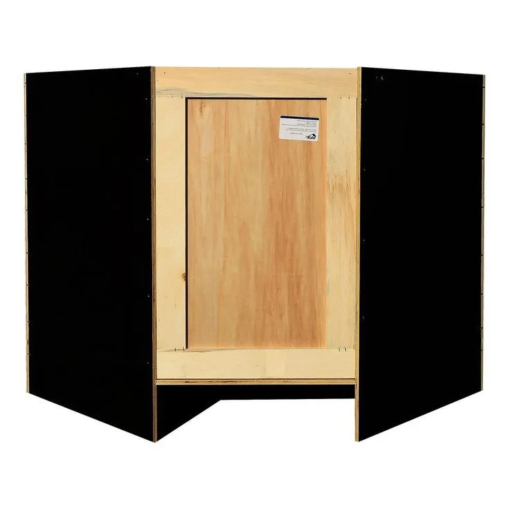 Newport Ready to Assemble 36x34.5x24 in. Lazy Susan Base Cabinet in Dark Espresso, photo 3 of 4