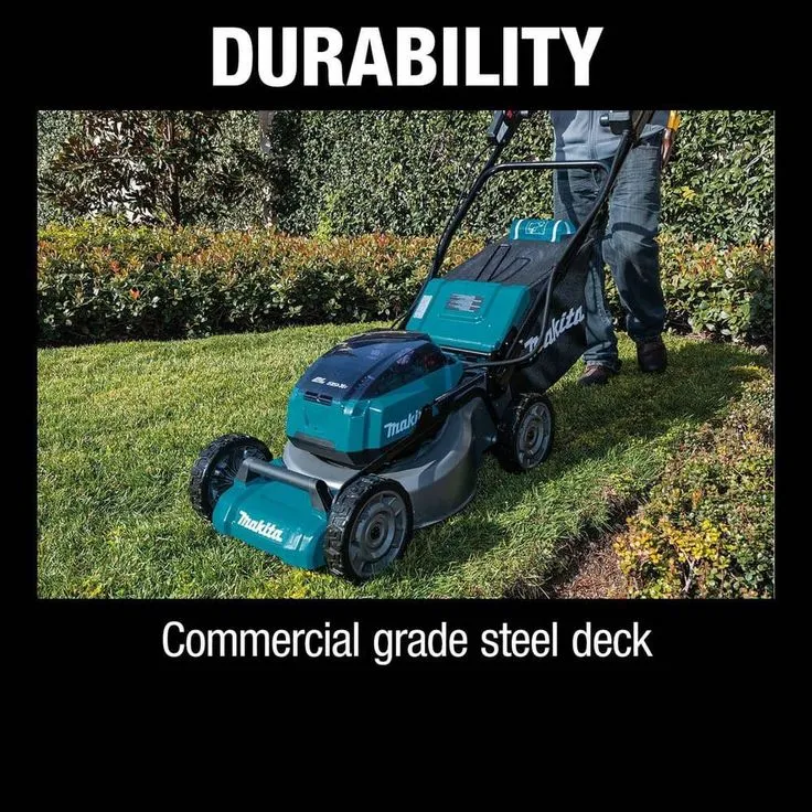 Makita 18 in. 18-Volt X2 (36V) LXT Lithium-Ion Cordless Walk Behind Self Propelled Lawn Mower, Tool Only, photo 2 of 7