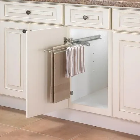 1.31 × 5 in Door/Wall Mount Metal Towel Holder
