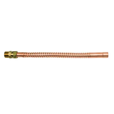 3/4 in. FIP/MIP x 3/4 in. Nominal Male/Female Sweat x 15 in. Copper Water Heater Connector