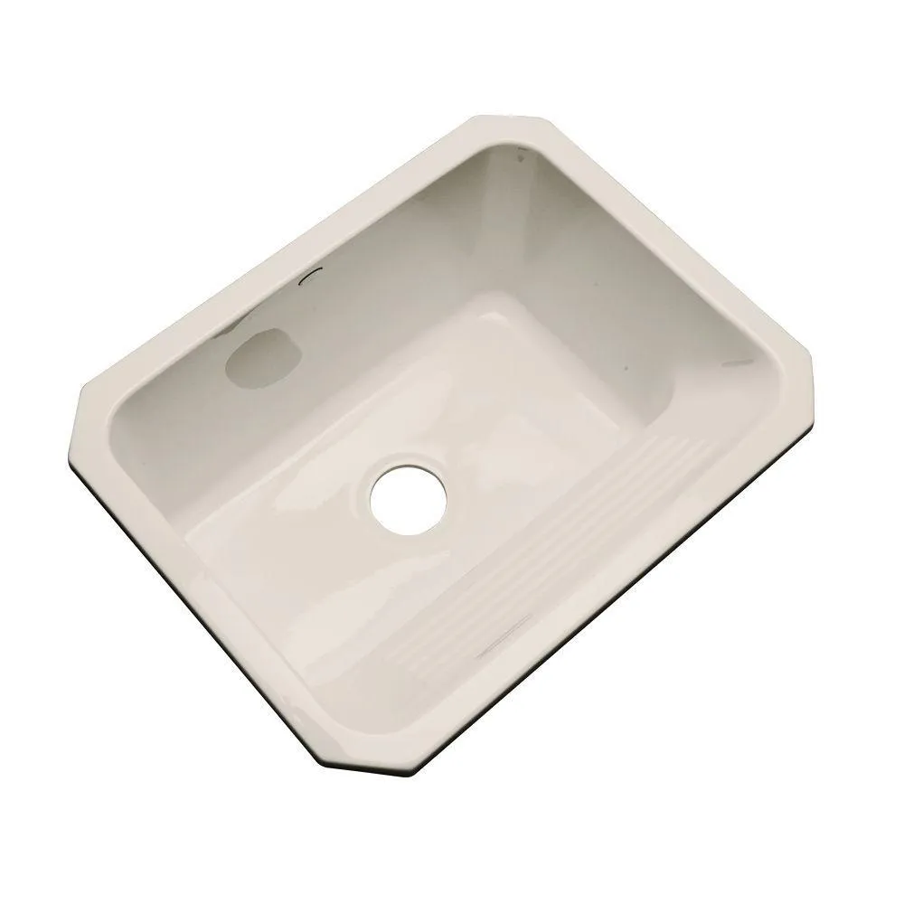 Kensington Undermount Acrylic 25 in. Single Bowl Utility Sink in Teal, photo 3 of 3