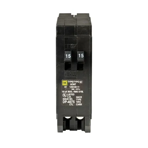 Homeline 2-15 Amp Single-Pole Tandem Circuit Breaker