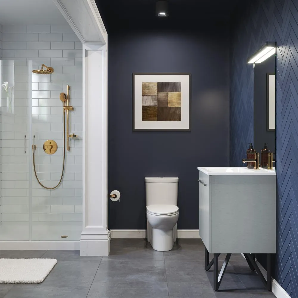 Sublime 1-Piece 0.8/1.28 GPF Dual Flush Elongated Toilet in White, photo 9 of 14