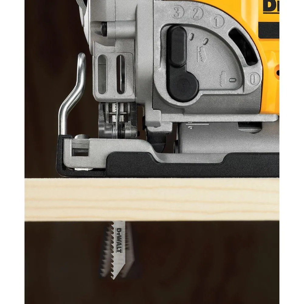 DEWALT 20-Volt MAX Li-Ion Cordless Jig Saw (Tool-Only) with Bonus General Purpose T-Shank Jig Saw Blade Set with Case (10-Pack), photo 11 of 14
