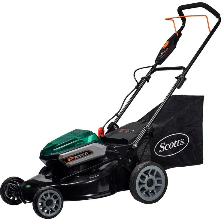 Scotts 21 in. 62-Volt Lithium-Ion Cordless Battery Walk Behind Push Mower with 5 Ah Battery and Charger Included, photo 5 of 6