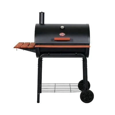 Super Pro; 30-in Black Barrel Charcoal Grill