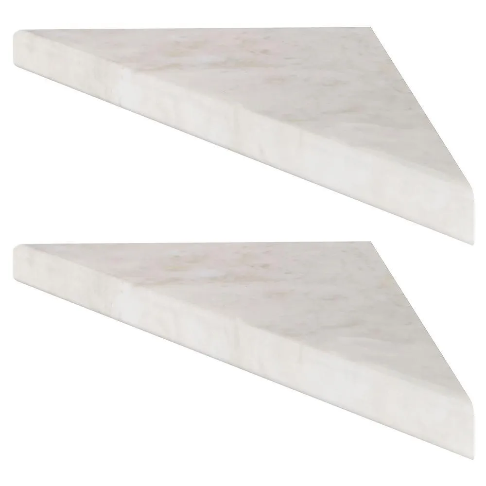 Corner Shelf in Dove White (2-Pack), photo 4 of 4