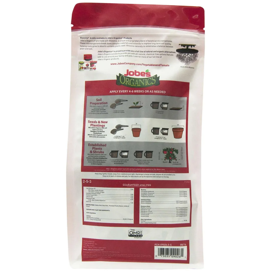Jobe's Biozome Organic Granules Plant Food 4 lb, photo 3 of 3