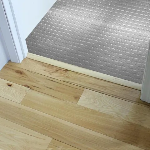 2 × 144 in Natural Vinyl Floor T-Moulding