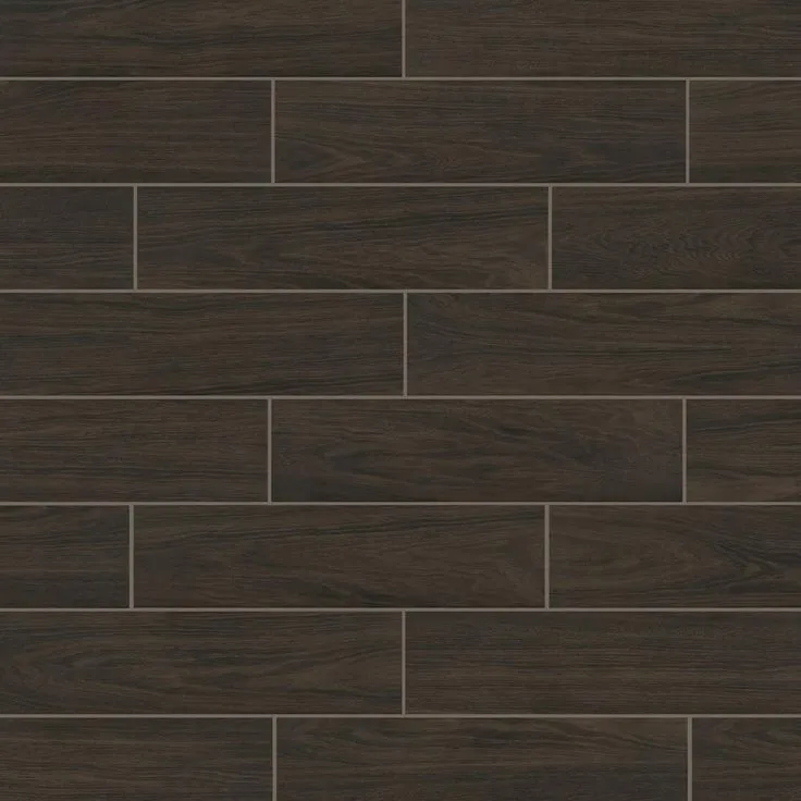 Florida Tile Home Collection Burlington Walnut 6 in. x 24 in. Porcelain Floor and Wall Tile (448 sq. ft./ pallet), photo 3 of 6