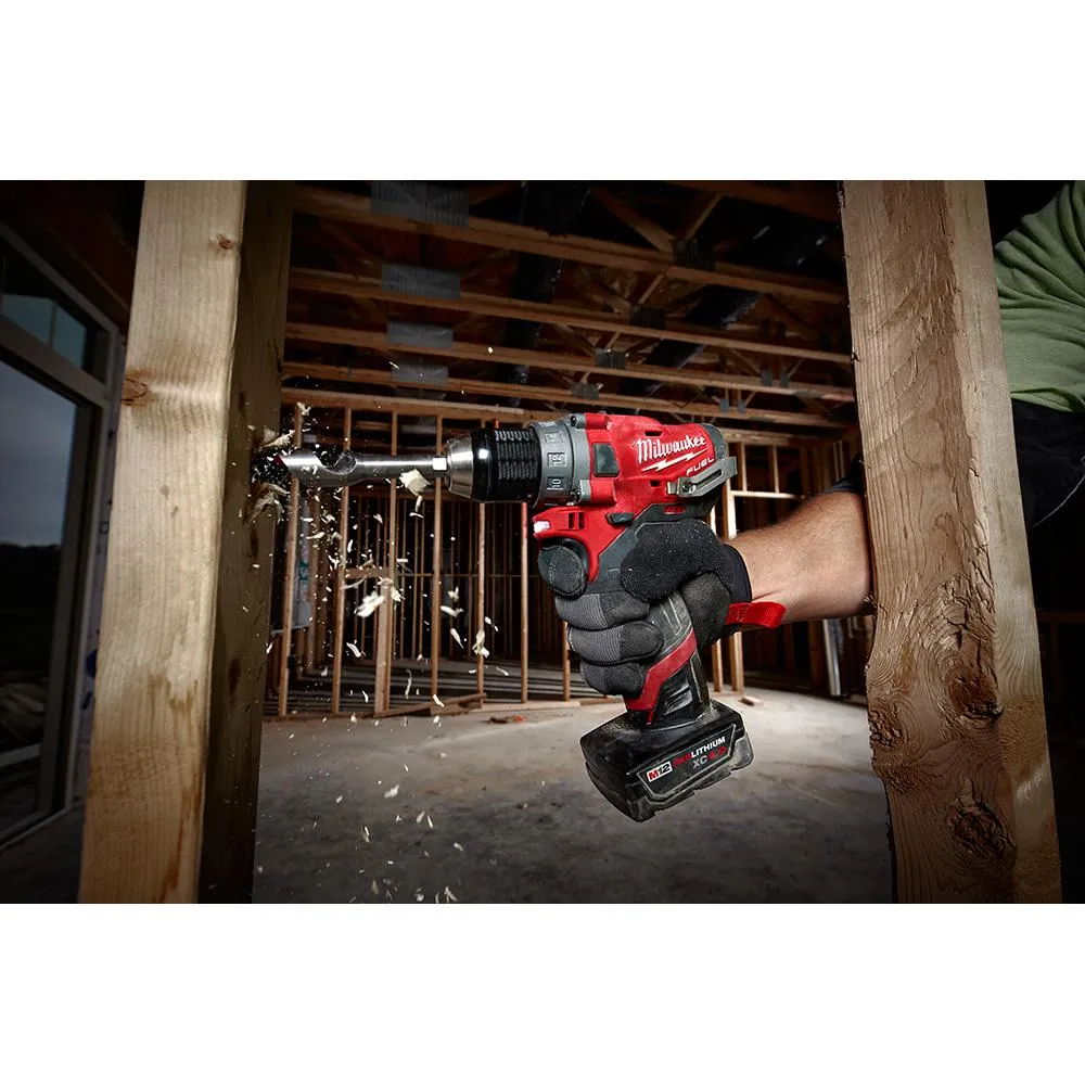 M12 FUEL 12-Volt Lithium-Ion Brushless Cordless 1/2 in. Drill Driver Kit W/ 4.0Ah & 2.0Ah Battery & Hard Case, photo 7 of 11