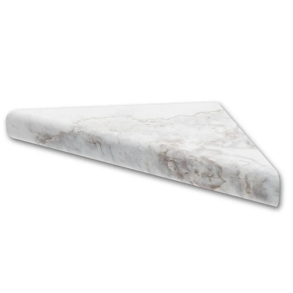 15 in. Corner Shelf Niche in Calacatta White, photo 7 of 22