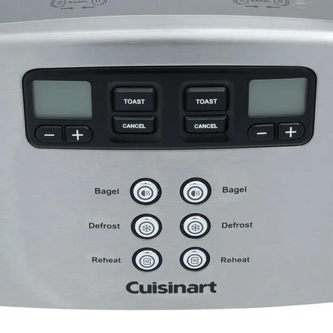 Touch to Toast 4-Slice Stainless Steel Wide Slot Leverless Toaster