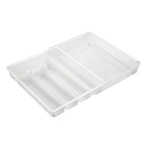 14.26 × 11.41 in Plastic Cutlery Insert Drawer Organizer