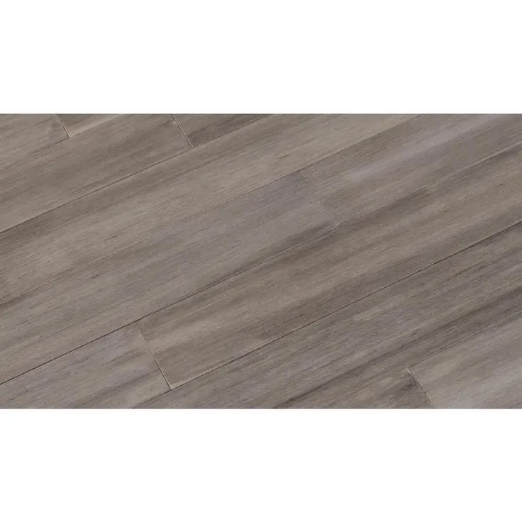 Style Selections 5.12-in Ivory White Bamboo Wirebrushed Engineered Hardwood Flooring (20.49-sq ft), photo 4 of 6