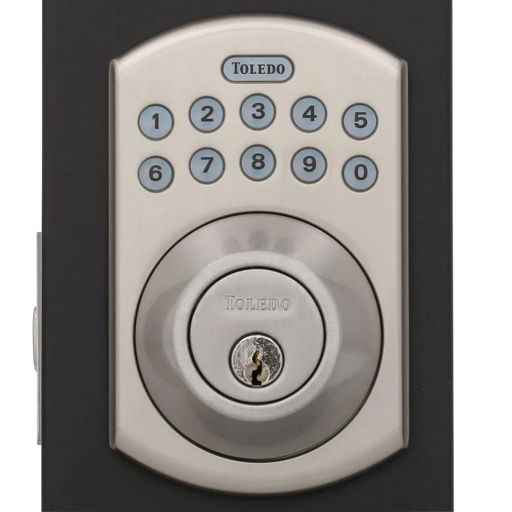 Electronic Stainless Steel Deadbolt with Remote Control, photo 5 of 8