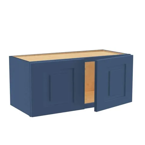 Grayson Mythic Blue Wall Bridge Cabinet
