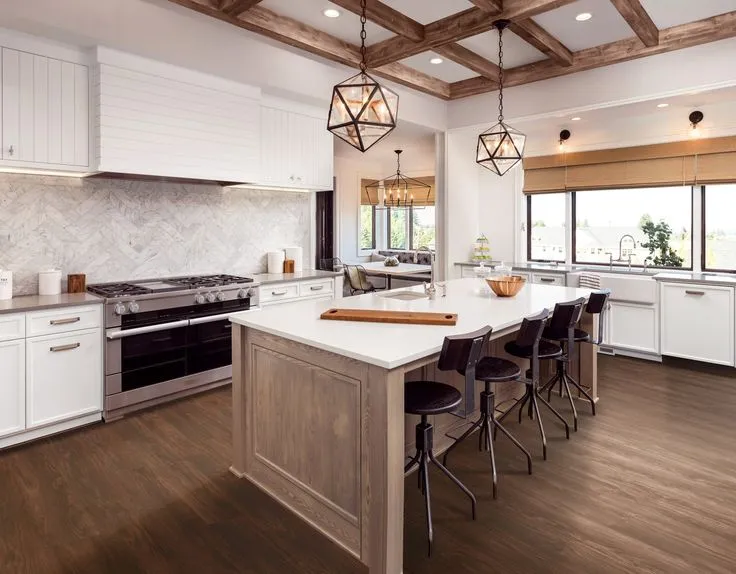 CALI Aqua Tough XL Island Acacia Brown 20-mil x 9-in W x 60-in L Waterproof Interlocking Luxury Vinyl Plank Flooring (37.54-sq ft/ Carton), photo 3 of 6