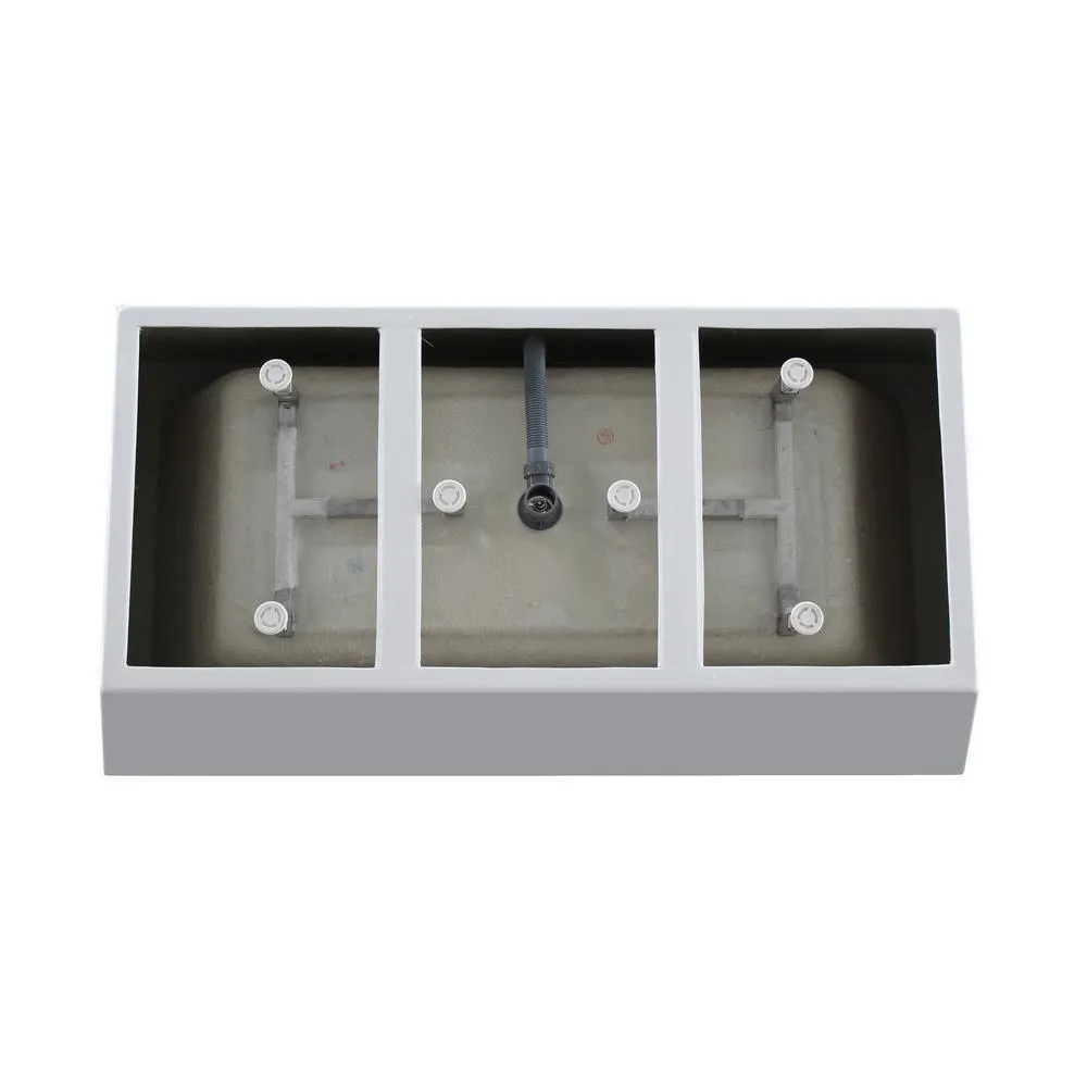 Tarbes 59 in. Acrylic Flatbottom Freestanding Bathtub in White, photo 4 of 7