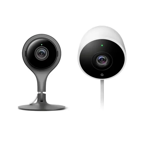 Nest Cam Indoor Security Camera and Google Nest Cam Outdoor Security Camera