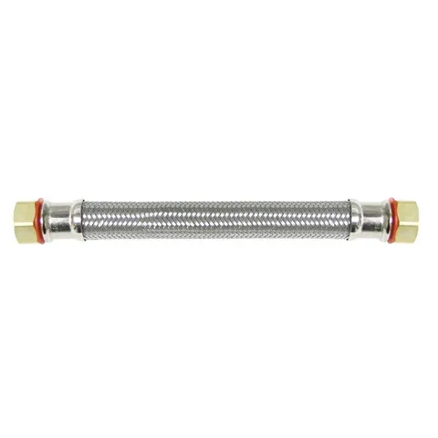 3/4 in. FIP x 3/4 in. FIP x 24 in. Stainless Steel Water Heater Supply Line